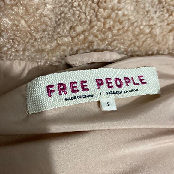 Free People Teddy Bear Jacket Oversize Size Small Women's - Picture 9 of 9